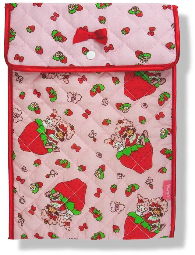 Main image of Sonix x Sanrio | Quilted Laptop Sleeve | 13-14 Inch, Quilted Soft Comfy Laptop Carrying Case, Computer Sleeve | My Melody x Strawberry Shortcake