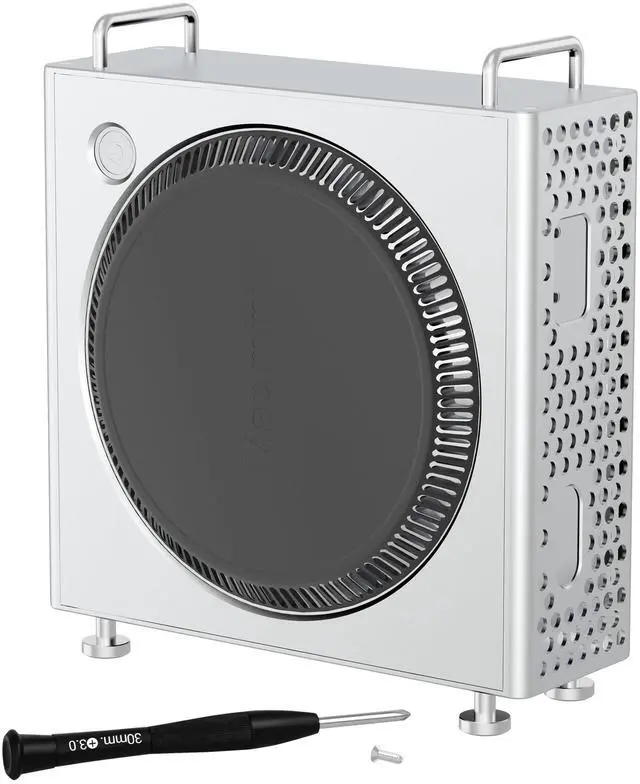 Main image of Aluminum Chassis Stand for 2024 Mac mini M4/M4 Pro - Mac mini M4 Case - Optimized Heat Dissipation - Accessories Holder