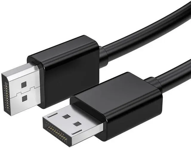Alt view image 3 of 5 - 8K60Hz HDMI+DP KVM Switch 2 monitors 2 computers with 8K DisplayPort cable 1.4, DP to DP male-to-male gold-plated cable 3.3 ft. (8K60Hz, 4K144Hz) for 2 computers sharing 2 monitors and 1 set of keyboa