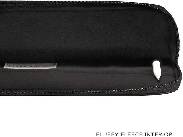 Alt view image 2 of 5 - Comfyable Tablet Sleeve Compatible with iPad Air 11" M3 2025, iPad Pro 11 Inch M4 2024 & Smart/Magic Keyboard with Pencil Holder-PU Leather Bag Water-Resistant Slim Case - Black