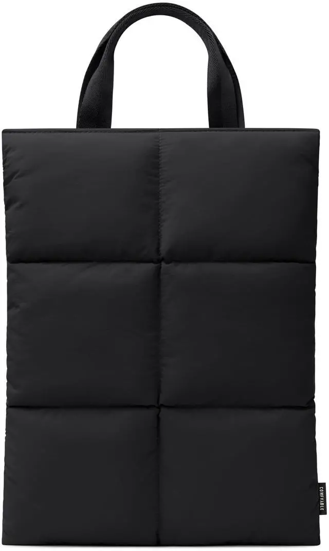 Main image of Comfyable Puffy Laptop Sleeve 13 14 Inch, Quilted Puffer Laptop Carrying Case with Handle, Pillow Case Compatible for MacBook Air M4 2025, MacBook Pro M4 Pro/Max, Black