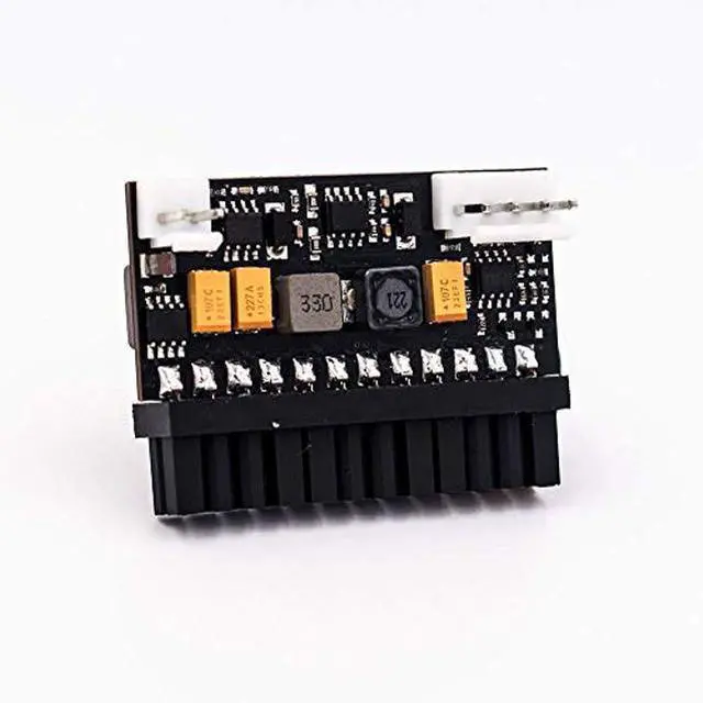 Alt view image 2 of 5 - RGEEK 24pin PSU 12V DC Input 150W Peak Output Switch DC-DC ATX Pico PSU Mini ITX PC Power