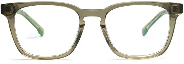 Alt view image 2 of 5 - Dollger Blue Light Blocking Glasses For Woman Men Square Rectangle Computer BlueLight Glasses Non-Prescription Glasses Beige