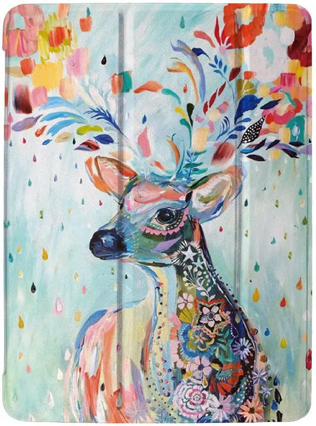 Main image of DuraSafe Cases for iPad 10.5 Inch Air 3rd Gen [ PRO 10.5 Air 3 ] 2017/2019 A1701 A2152 A2123 MUUL2LL/A MUUK2LL/A MUUJ2LL/A MQDX2LL/A MQDT2LL/A Smart Auto Sleep/Wake Printed PC Cover - Deer Print