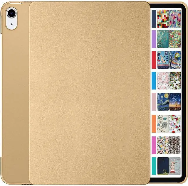 Main image of DuraSafe Cases for iPad PRO 11 Inch 1 Generation [ PRO 11 1st 2018 ] A1980 A1934 A2013 A1979 MTXN2LL/A MTXP2LL/A MTXR2LL/A Slim Hard Shell Protective Stand Cover - Gold