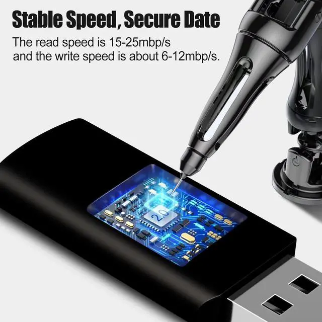 Alt view image 5 of 5 - EASTBULLUSB Flash Drive Bulk 8GB 20 Pack with Lanyards USB 2.0 Thumb Drive Bulk Memory Stick USB Mass Storage