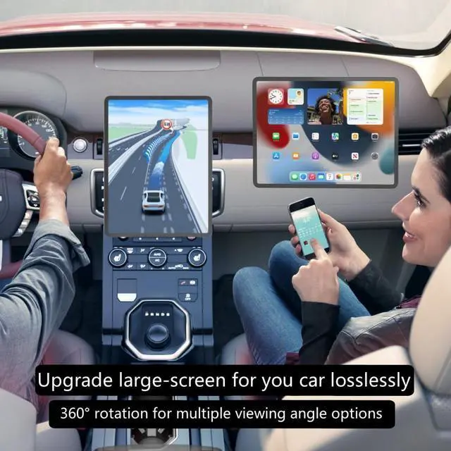 Alt view image 3 of 5 - EiLikee Car Magnetic Car iPad Tablet Holder for Vehicle Vent for iPad Pro 12.9 (3rd/4th/5th/6th Generation), Air 13 (6th/7th Generation), Please Check The Model Catalog for Details!