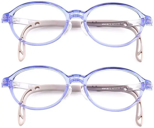 Main image of EYEBUDDY Blue Light Glasses for Kids,Blue Light Blocking Glasses for Boys Girls Ages 3-13, 2 Packs Bluelight Glasses Computer, Gaming, Reading