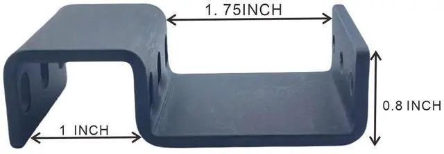 Alt view image 2 of 5 - Compatible 1RU Recessed Rack Adapter-for Computers,Servers,and Network Devices,fits Patch Panels,Rack Shelves,and Standard 19-inch Equipment,Reverse Mount Provides Extra Space for switches | RRA1U