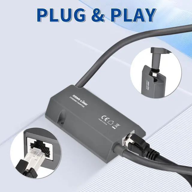 Alt view image 4 of 5 - SZSAUTO Ethernet Adapter for Starlink Internet Kit Satellite, Compatible with Starlink Gen 2 V 2 Satellite Antenna - for Wired External Network Router Fast and Stable Connection Starlink Gen 2 Dish