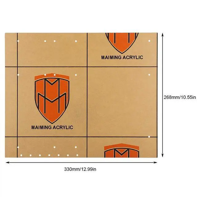 Alt view image 2 of 5 - ATX PC Open Frame, Clear Acrylic ATX Test Bench Motherboard Overlock DIY Open Air Frame Chassis PC Case, 330x268mm