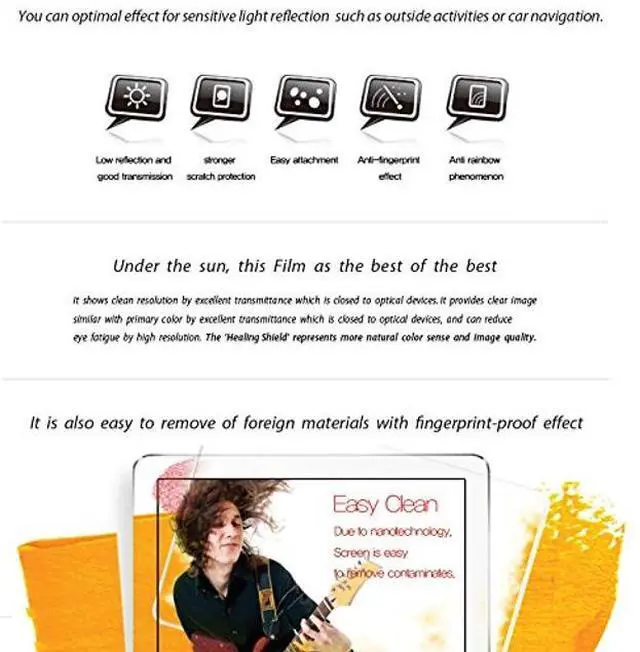 Alt view image 5 of 5 - Screen Protector Compatible with HUMMINBIRD Solix 15, Anti-Glare Matte Screen Protector LCD Shield Guard Healing Shield Outdoor Film (For SOLIX 15)