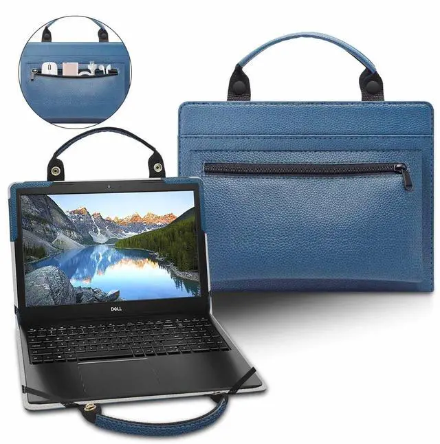Main image of Laptop Case Cover Sleeve for Dell Inspiron 16 5645/Inspiron 16 5640/Inspiron 16 5635/Inspiron 16 5630/Inspiron 16 5620/Inspiron 16 5625 with Portable Bag with Bag Handle,Blue