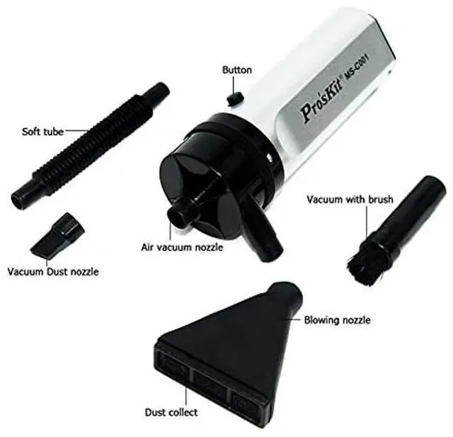 Alt view image 4 of 5 - Jyving MS-C001 High-Power Portable Hand-held Mini Vacuum Cleaner for Disk Hardware Keyboard Screen USB Dust Collector Laptop