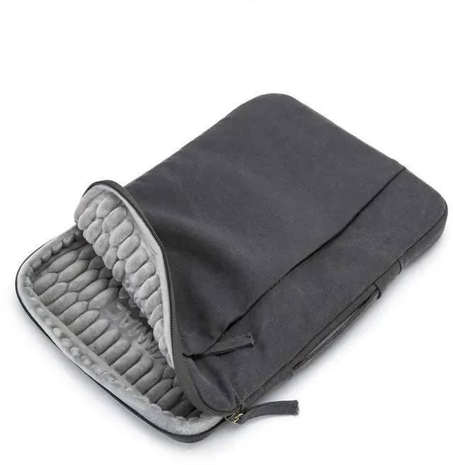 Alt view image 4 of 5 - Kinmac 360° Protective Laptop Sleeve Case Bag Cover with Handle for MacBook Pro 16 inch,16 inch HP,Lenovo,Dell,ASUS,Acer Ultrabook and Business Laptop (Grey)