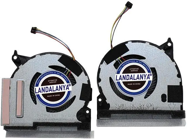 Alt view image 2 of 5 - LANDALANYA Replacement New CPU and GPU Cooling Fan for ASUS ROG Ally Handheld Game Console (2023) RC71L FQW1 DFS150705B10T FQWO DFS5F22B049546 DC 5V 0.5A Fan