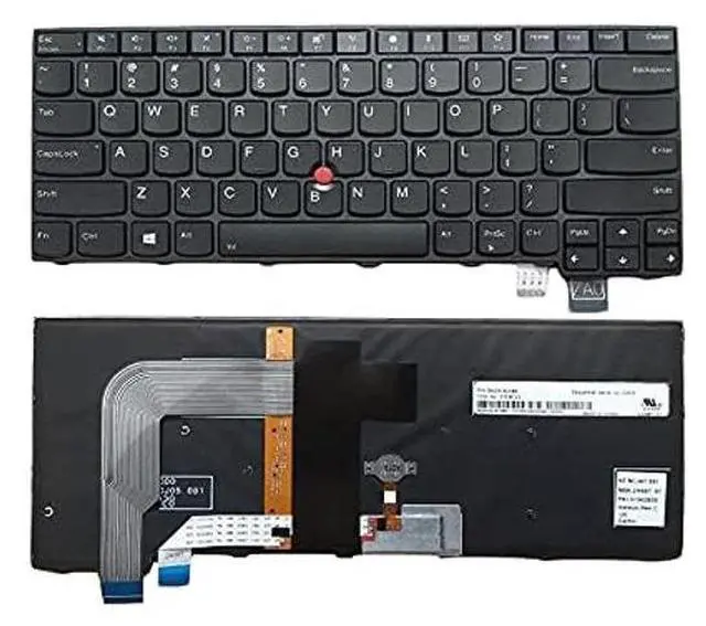 Alt view image 2 of 5 - LXDDP Laptop Replacement US Layout Backlit Keyboard for Lenovo ThinkPad T460s T470s (Not Fit T460 T460p T470 T470p) 00PA452 00PA482 SN20H42364, Black