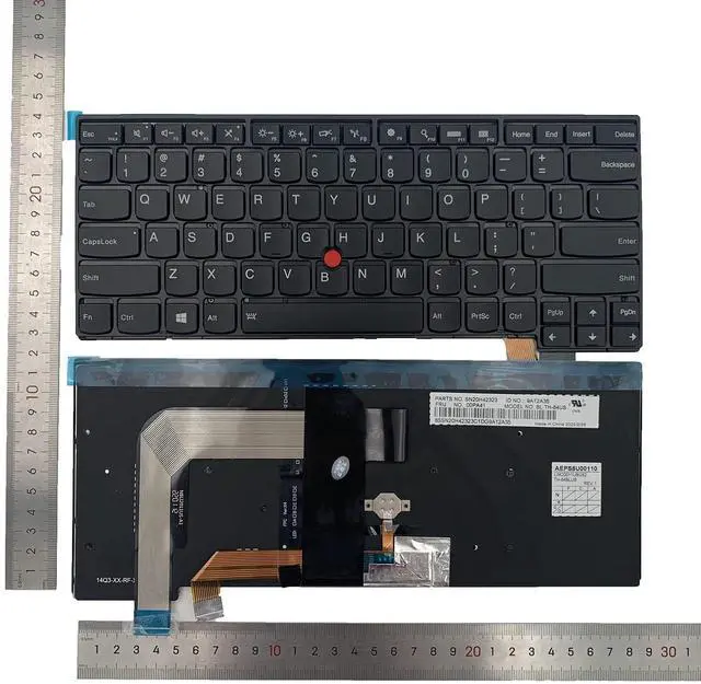 Alt view image 3 of 5 - LXDDP Laptop Replacement US Layout Backlit Keyboard for Lenovo ThinkPad T460s T470s (Not Fit T460 T460p T470 T470p) 00PA452 00PA482 SN20H42364, Black