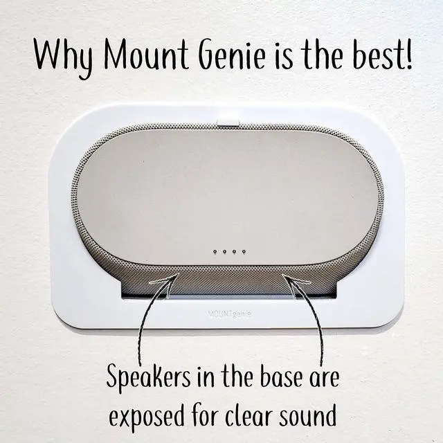 Alt view image 4 of 5 - Mount Genie Simple Built-in Wall Mount for Google Pixel Tablet: The Perfect Smart Home Command Center | Easy Upgrade from Google/Nest Hub | PoE Option Available | Designed in The USA