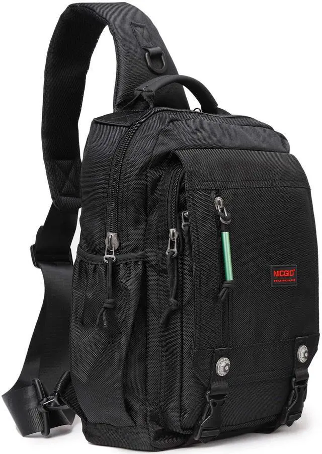 Main image of NICGID Sling Bags Chest Shoulder Backpacks, 13.3'' Laptop Backpack Crossbody Messenger Bag Travel Outdoor Men Women