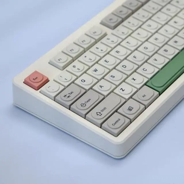 Main image of Pusakoa Doys Color Retro Low Profile Keycaps, 137 Keys Custom PBT Dye Sublimation Keycaps for Cherry Gateron MX Switches Mechanical Gaming Keyboards