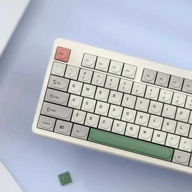 Alt view image 3 of 5 - Pusakoa Doys Color Retro Low Profile Keycaps, 137 Keys Custom PBT Dye Sublimation Keycaps for Cherry Gateron MX Switches Mechanical Gaming Keyboards