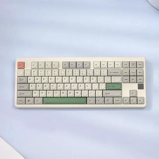 Alt view image 5 of 5 - Pusakoa Doys Color Retro Low Profile Keycaps, 137 Keys Custom PBT Dye Sublimation Keycaps for Cherry Gateron MX Switches Mechanical Gaming Keyboards