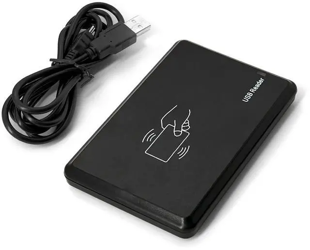 Main image of Riversmerge ID RFID Reader for TK4100/EM4100/EM4200 Card USB Keyboard Emulation Compatible with Windows/Android/Liunx System + 5pcs Card