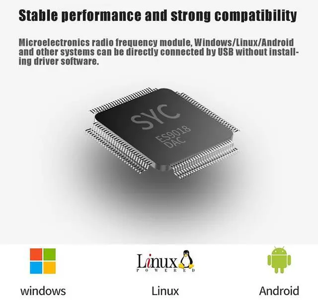 Alt view image 3 of 5 - Riversmerge ID RFID Reader for TK4100/EM4100/EM4200 Card USB Keyboard Emulation Compatible with Windows/Android/Liunx System + 5pcs Card