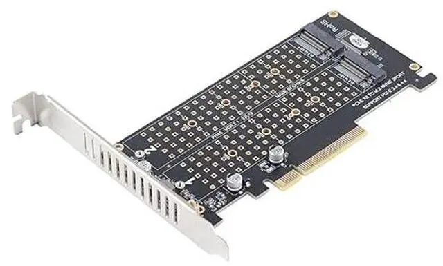 Alt view image 2 of 5 - Adapter Card NVME to PCIE X8 32Gbps Expansion Card, PCB Hard Drive Reader, Supports 2 M Key, Computer Accessories, for