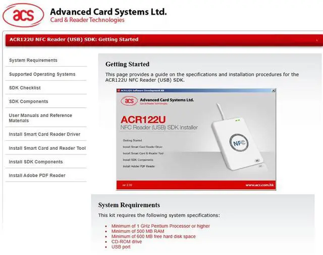 Alt view image 4 of 5 - Lianshi NFC ACR122U Contactless IC Card Reader Writer/USB + SDK + IC Card