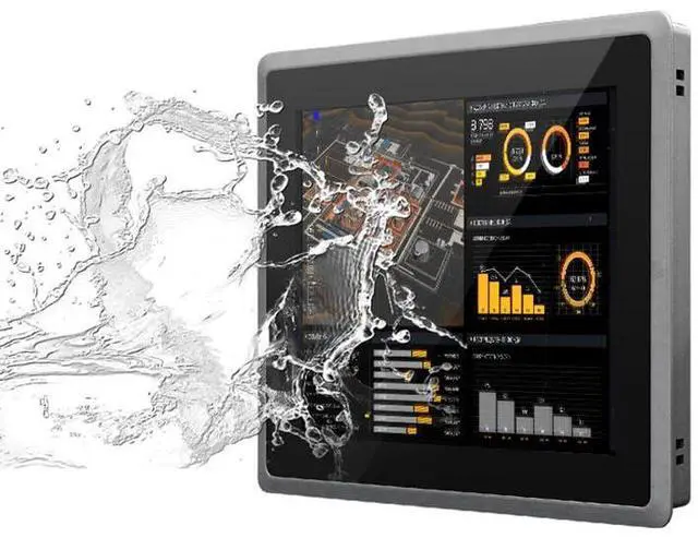 Alt view image 5 of 5 - SunKol 12.1 inch Industrial Embedded Panel PC, 10 Point Capacitive Industrial Touch Screen Panel Computer, 2xUSB3.0,HDMI,2xRS232,2xLAN (I3-7100U, 8GB RAM 128GB SSD)