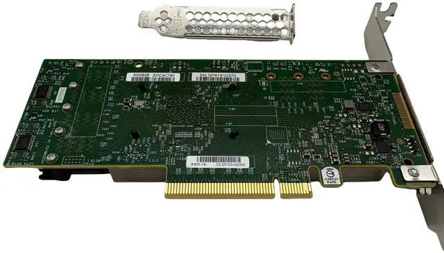 Alt view image 5 of 5 - SXTAIGOOD SAS9305-16i SATA SAS 16 Port HBA 12Gbs RAID Controller Card Host Bus Adapter PCIe 3.0 x8 IT-Mode 05-25703-00 Card 9305-16i+4 * 8643 SATA Cable