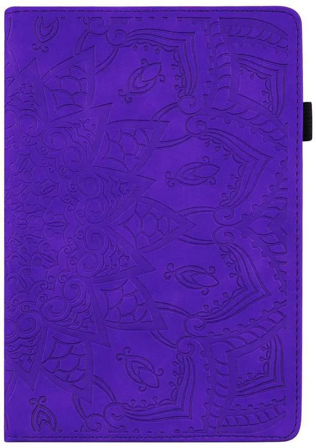 Main image of TIPOYOROO Case for Samsung Galaxy Tab S10 Plus 2024 (X820/SM-X826B)/S9 Plus (X810/X816) /S9 FE+(X610/X616) 12.4 Inch 2023 PU Leather Folio Cover Multi-Angle Viewing Auto Sleep/Wake Function- Purple