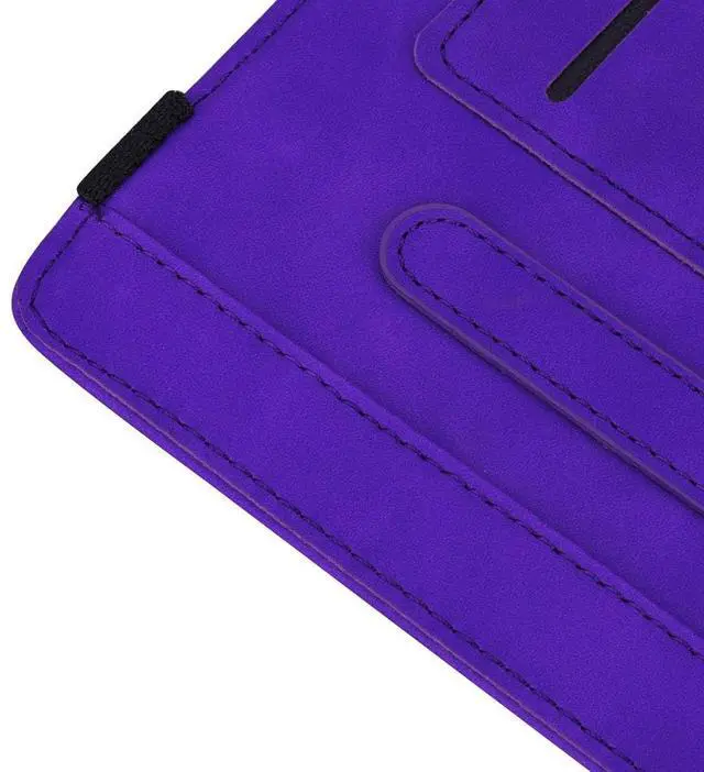 Alt view image 5 of 5 - TIPOYOROO Case for Samsung Galaxy Tab S10 Plus 2024 (X820/SM-X826B)/S9 Plus (X810/X816) /S9 FE+(X610/X616) 12.4 Inch 2023 PU Leather Folio Cover Multi-Angle Viewing Auto Sleep/Wake Function- Purple