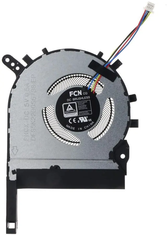 Alt view image 4 of 5 - CPU GPU Cooling Fan for ASUS TUF A15 A17 2021 FA506IC FA506IE FA506IHR FA506QE FA506QM FA506QR FA706IC FA706IE FA706IHR FA706QE FA706QM FA706QR FX506HC FX506HE FX506HM FX706HC FX706HE FX706HM