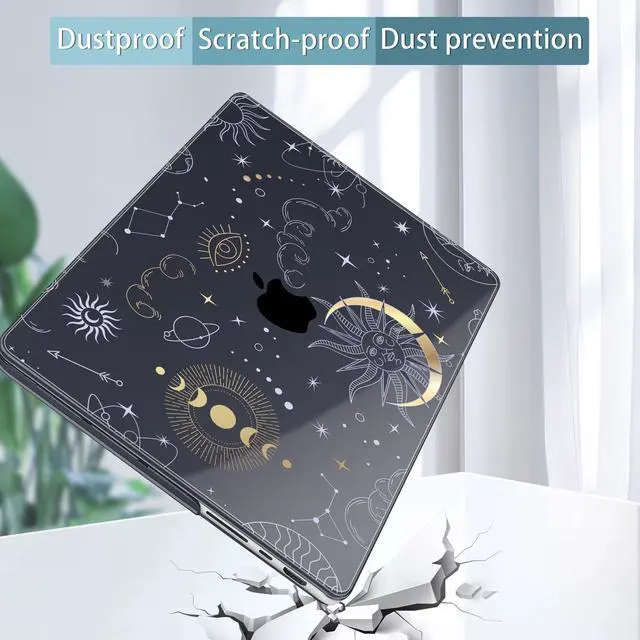 Alt view image 5 of 5 - Tuiklol for M4 MacBook Pro 14 Inch Case 2024-2021 Release A3112 A3401 A3185/M3 A2918 A2992/M2 A2779/M1 A2442 Pro/Max Chip,Hard Shell Case with Screen Protector for Touch ID, Magic