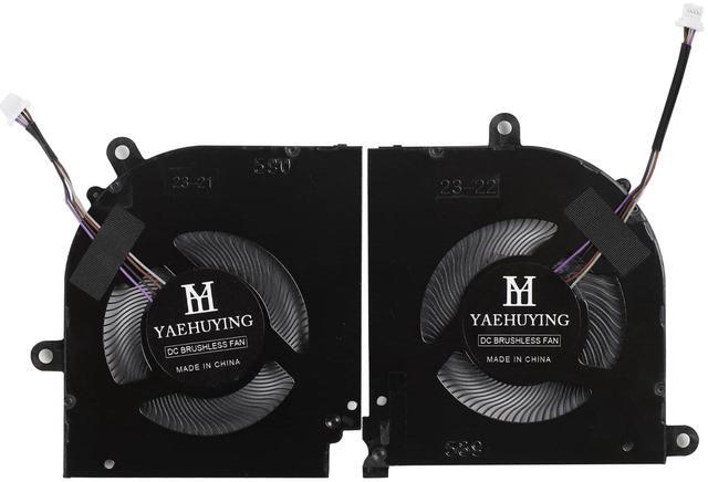YAEHUYING New CPU+GPU Cooling Fan Replacement for MSI
