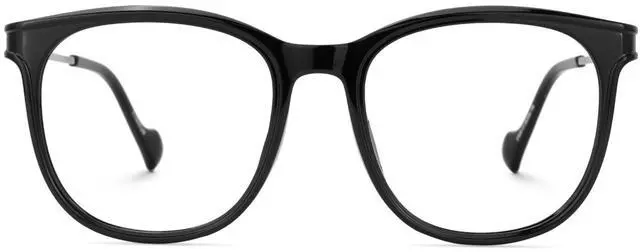 Main image of Zeelool Blue Light Blocking Glasses for Woman, Round Fashion Fake Glasses Computer Eyeglasses Anti UV, Eyestrain and Glare with Non-prescription Clear Lenses ZJGX850090-01B