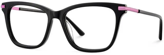 Alt view image 4 of 5 - Zeelool Classic Rectangular Blue Light Glasses for Women ZJGX439722-01 Black