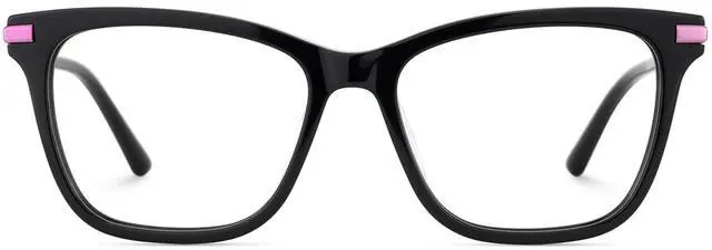 Main image of Zeelool Classic Rectangular Blue Light Glasses for Women ZJGX439722-01 Black