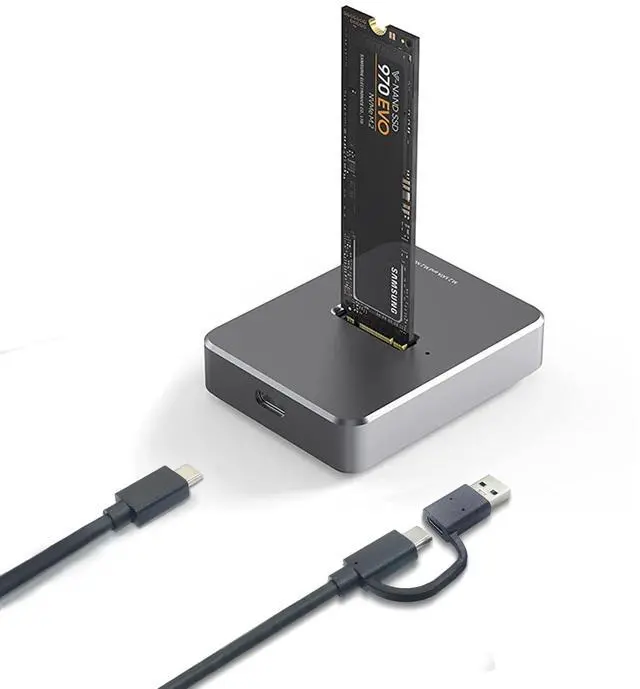 Main image of Zoravson M.2 NVME SATA SSD Enclosure Adapter, USB 3.1 Gen 2 10Gbps, Aluminum External Hard Drive Adapters and Reader for 2230 2242 2260 2280 for Win/OSX/Linux System, Capacity 2TB