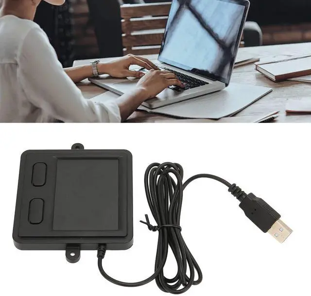 Alt view image 2 of 5 - Wired Trackpad for Windows, TP-03 USB Touch Pad Rechargeable Pad for Industrial Equipment Business Office.