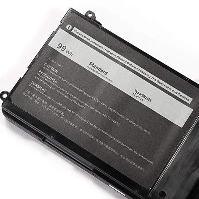 Alt view image 2 of 3 - FLIWER 9NJM1 Replacement Battery Compatible with Dell 15 R3 17 R4 Series 9NJM1 0546FF 0HF250 44T2R HF250 MG2YH[11.4V 99Wh]