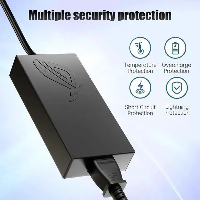 Alt view image 5 of 5 - 180W Zephyrus Charger Fit for ASUS ROG Zephyrus G14 GA401 G15 GA502,20V 9A ASUS AC Adapter Compatible with TUF A15,A17, Zephyrus M16, ROG Strix Scar II, ROG Strix Hero II(ADP-180TB H)