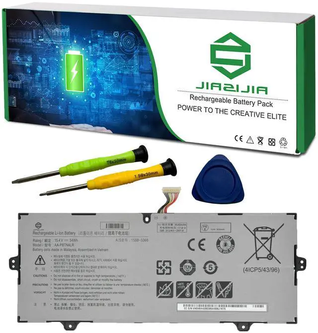 Main image of JIAZIJIA AA-PBTN4LR Laptop Battery Replacement for Samsung Notebook 9 Pro NP940X3M NP940X5M NP940X5N Series Notebook Black 15.4V 54Wh 3530mAh