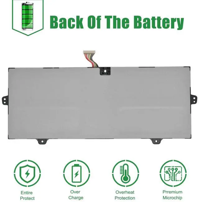 Alt view image 5 of 5 - JIAZIJIA AA-PBTN4LR Laptop Battery Replacement for Samsung Notebook 9 Pro NP940X3M NP940X5M NP940X5N Series Notebook Black 15.4V 54Wh 3530mAh