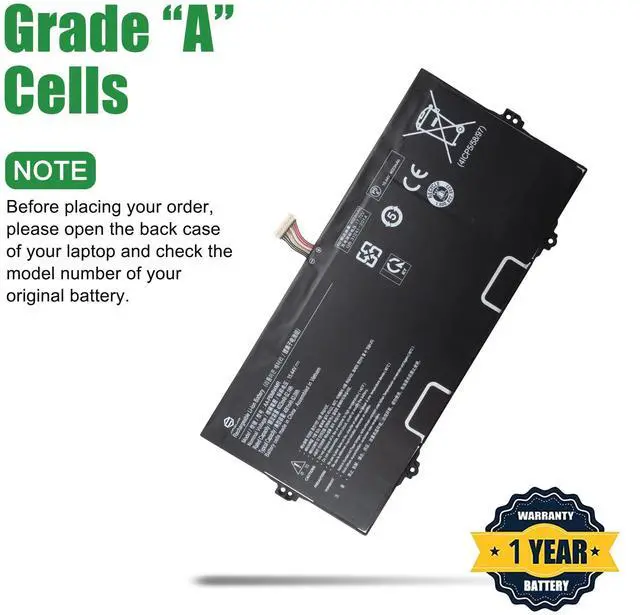 Alt view image 3 of 5 - JIAZIJIA AA-PBMN4MR Laptop Battery Replacement for Samsung Galaxy Book Pro 360 NP930XDB NP935XDB NP930XED Series Notebook Black 15.44V 63.0Wh 4081mAh