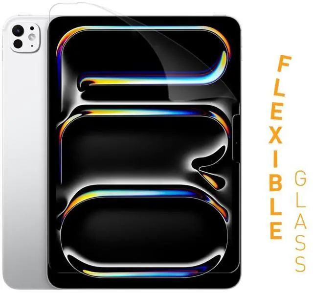 Alt view image 3 of 5 - ARMOR Flexible Glass Screen Protector for iPad Pro 13" (2024,M4), 9H with HD