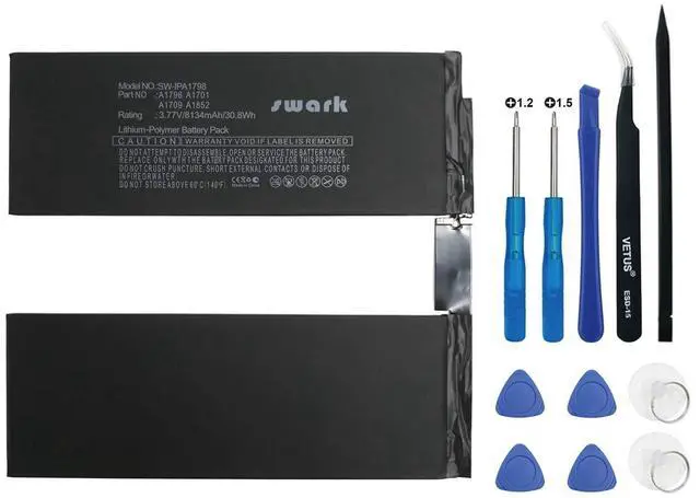 Main image of SWARK Replacement A1798 Battery Compatible with iPad Pro 10.5", A1709, A1852, A1701, MQDT2LL/A, PHH2LL/A, MQF22LL/A+ Tools
